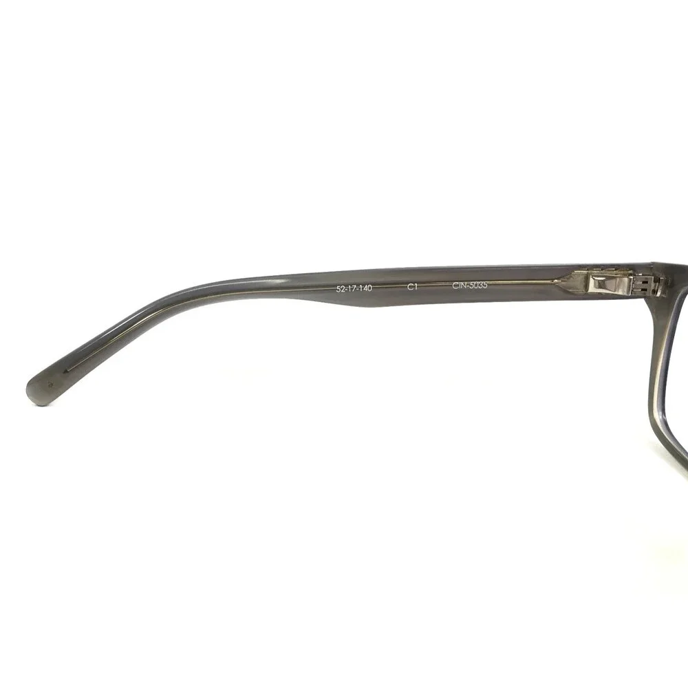 Cinzia Eyeglasses Frames CIN-5035 C1 Striped Purple Gray Square 52-17-140